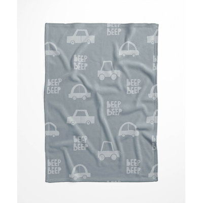 Beep Match Velveteen Fleece Blanket