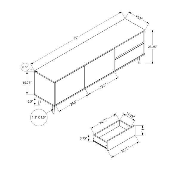 Dimensions du produit
