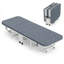 Lit escamotable à 4 sections avec matelas, lit d'invité portable avec roulettes pivotantes verrouillables-421083347-421083344