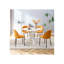 Chaise moderne avec pieds en tube de fer pour le bureau et la maison-591572486