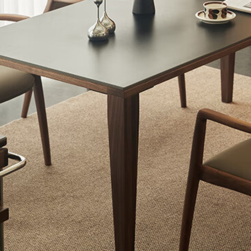 Nordic-style rectangular dining table, 29.53"H x 55.12"L x 31.5"W