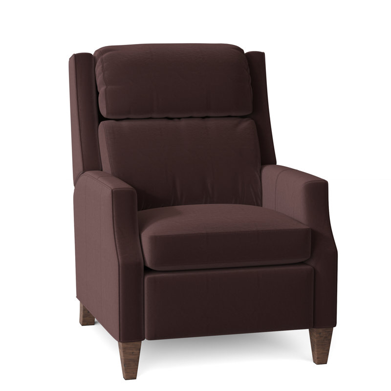 Spyglass 31" Wide Genuine Leather Standard Recliner, Tobacco, 1181 Pearl, Manual