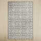 Lauring Geometric Handmade Tufted Wool Light Gray/Taupe/White Area Rug