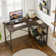 Walbrook Reversible L Shaped Computer Desks, Work Desk with Adjustable Shelves