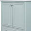 Base d'armoire de salle de bain 30 po seulement - Design moderne, porte et tiroir en bois massif, tablette réglable, base à assembler, 30 po, options de rangement-1196607342