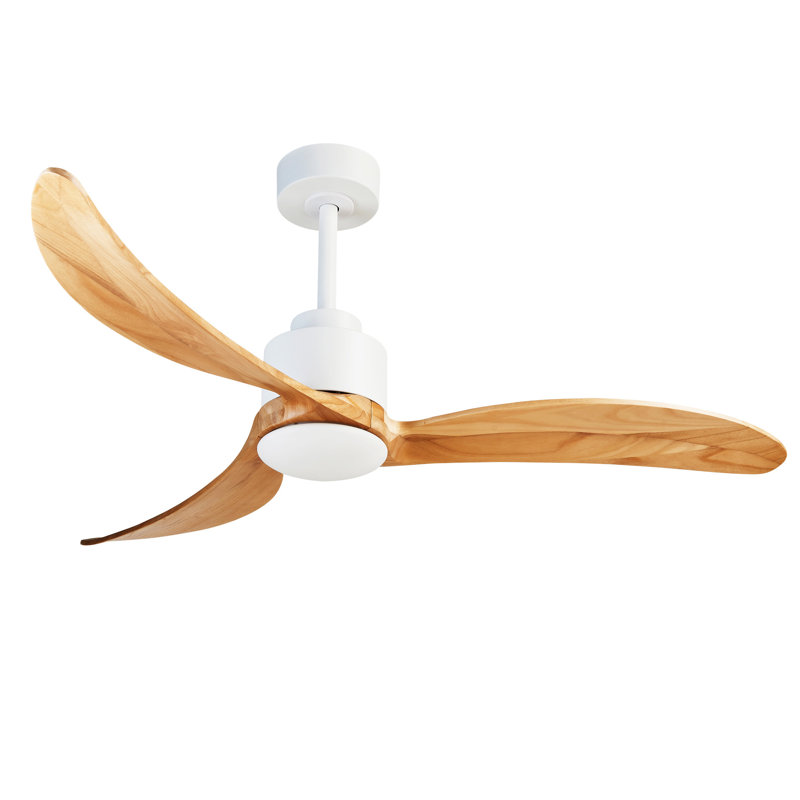 52"  Ceiling Fan With Dimmable LED Light Remote Control