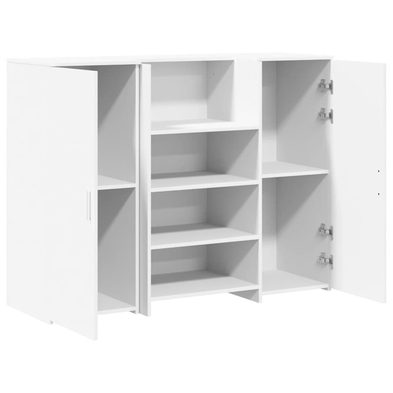Camariah Standing Desk, 103.5cm H x 135cm W x 50cm D, White