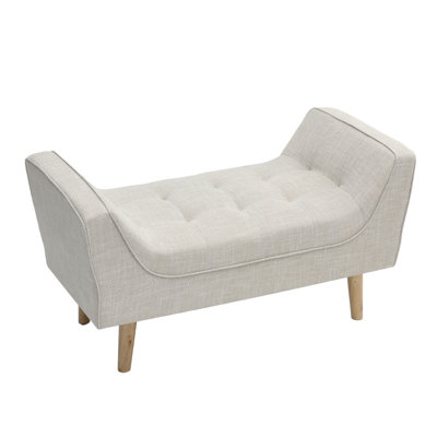 Evelina Chenille Upholstered Bench