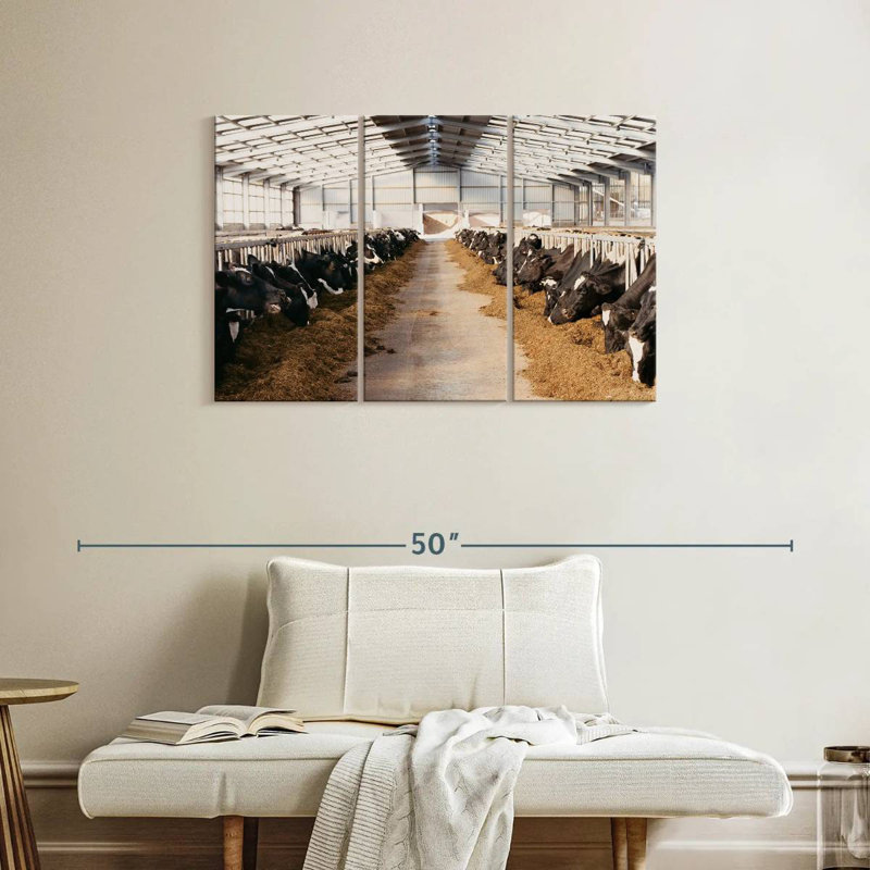 Brampt Barn Cows, 24" H x 38" W