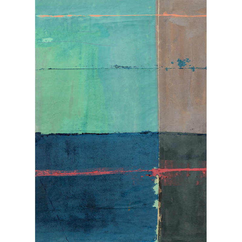 "Abstract Painting: Collective Spirit I" By Anne Munson, 80cm H x 60cm W x 4cm D