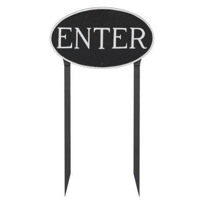 Weather Resistant Metal Garden Sign