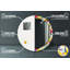 Huldar Glass Flat Wall Mirror