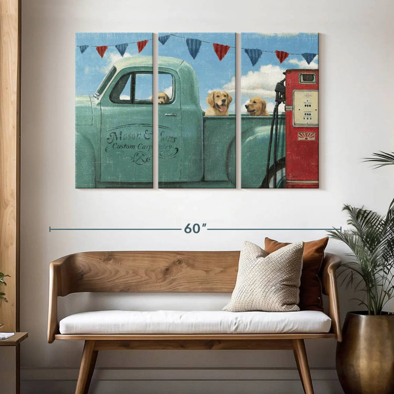 Ketti Lets Go For A Ride, 32" H x 50" W