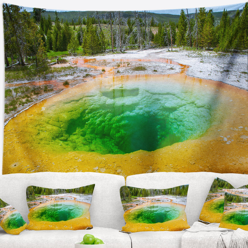 Tapisserie de piscine Bright Morning Glory, H 78 po x l 92 po