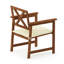 Chaise de patio avec coussin Arlen