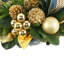Holiday Arrangement With Magnolia Leaves, Pinecones And Ornaments