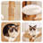 2 Tiers Cat Tree with Condons,Perch,Scratching Posts