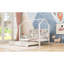 Lit en bois avec couchette, lit pour enfant avec tablette-1040147706