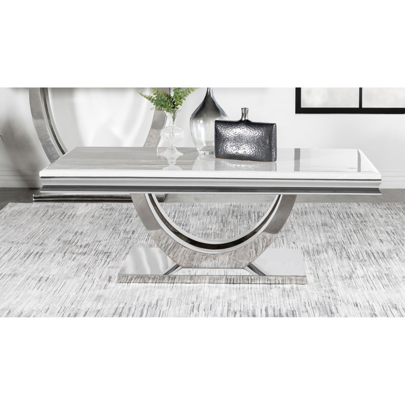 Table basse rectangulaire en U Durante