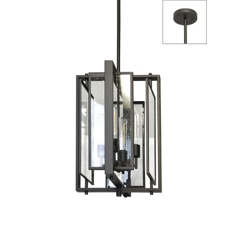Tasoula 1 - Light Orb Lantern Pendant, Clear