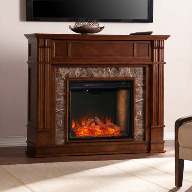 ClassicFlame Lexington 33-In Infrared Electric Fireplace with 55-In Mantel  Package in Empire Cherry - 1,000 SQ FT | Wayfair