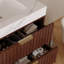 Meuble-lavabo flottant moderne de 30 po avec plateau en pierre frittée sans soudure et lavabo en céramique-781525879
