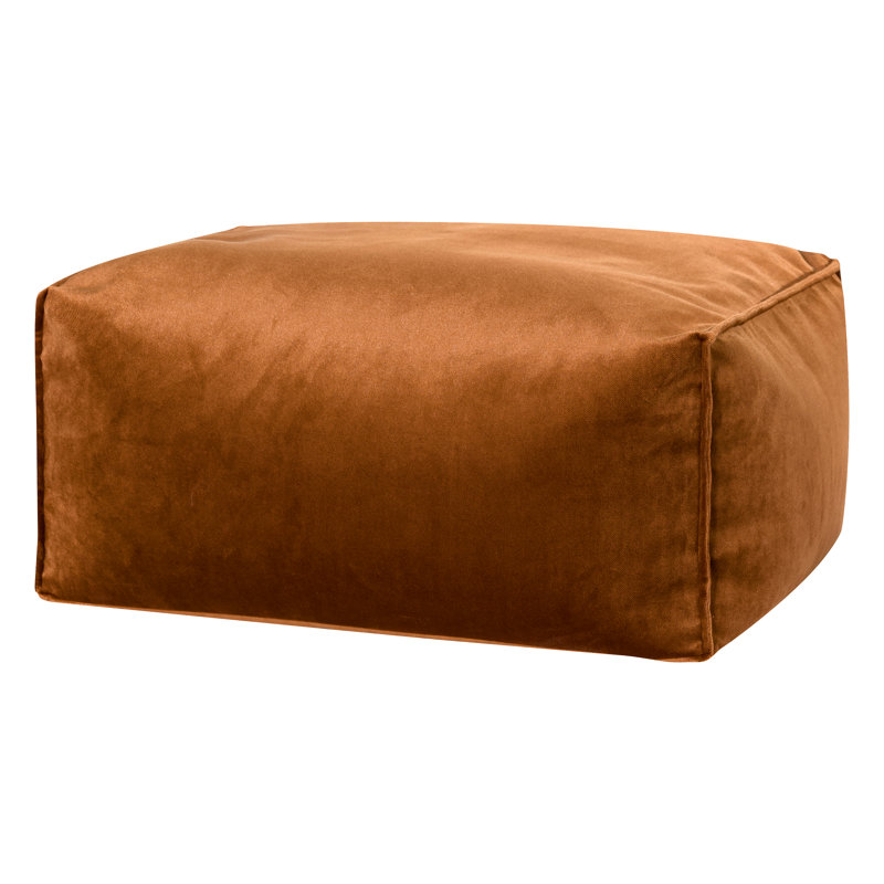 Repose-pieds de 25 po Mattox, Velours cuivre