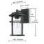 Schlesinger Matte Black Outdoor Wall Lantern-19868896