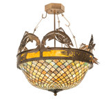 Rustic Lodge 4 - Light Semi Flush Mount