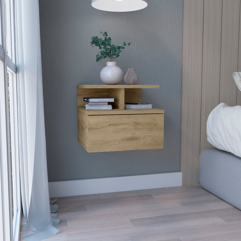 Ailis 35.6cm W Manufactured Wood Bedside Table