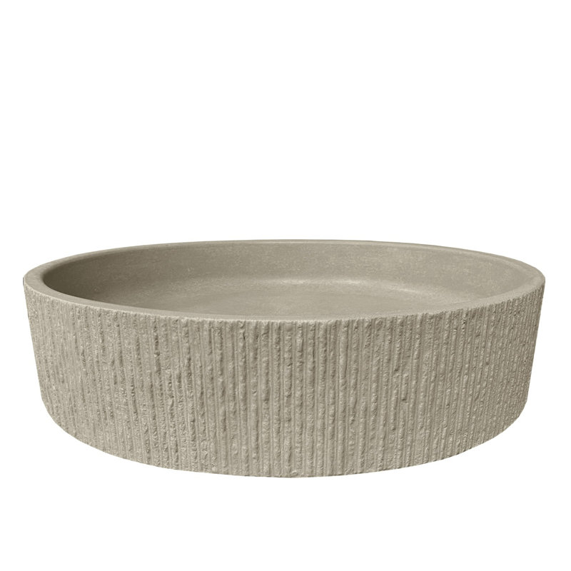 Groov 16'' L Bathroom Sink, Pewter, Brushed Nickel