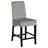 Pedestal Dining Set in Gray and Black-94365246-121469149