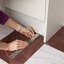 Bonneville Oxblood 30.48 x 30.48cm Self-adhesive Vinyl Floor Tiles Pack 10 (0.93sqm)