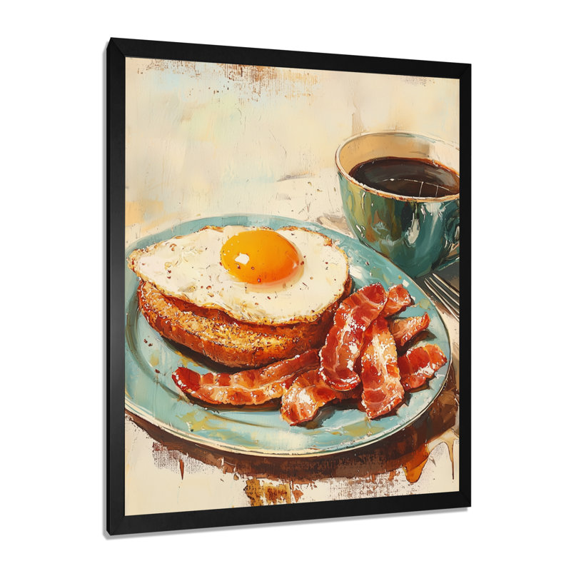 Hendon - Food & Beverage Wall Art Prints, Noir, noir, noir, noir, H 20 po x l 12 po, Reproduction encadrée d'une seule photo