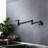 Modern retractable kitchen faucet