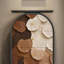 Armoire de rangement de salon en bois massif