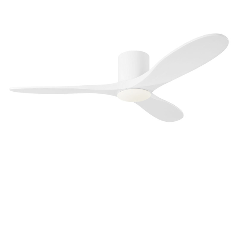 Ventilateur de plafond intelligent Smart Hugger, Blanc mat, 52 po de largeur, Blanc mat