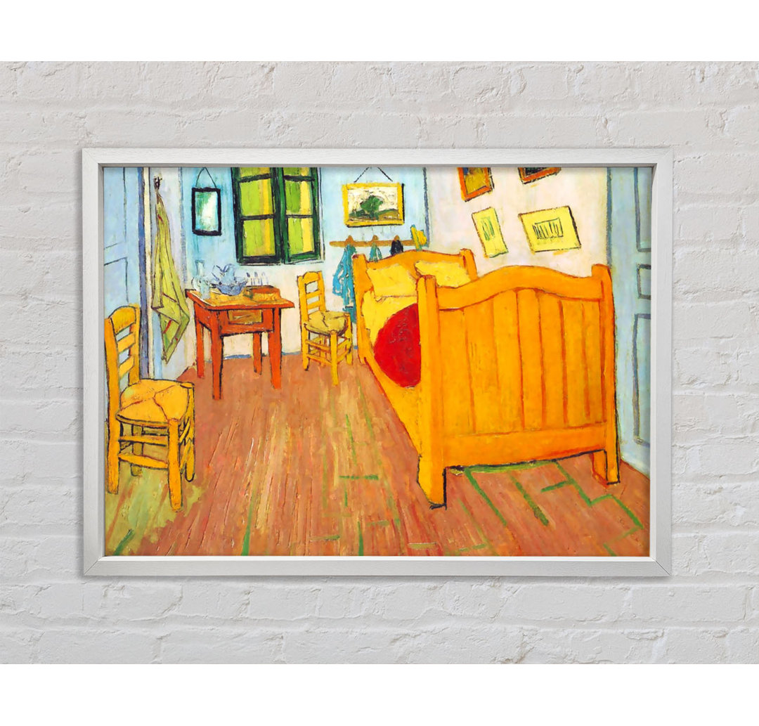 Van Gogh Das Schlafzimmer in Arles. Saint-Remy - Druck