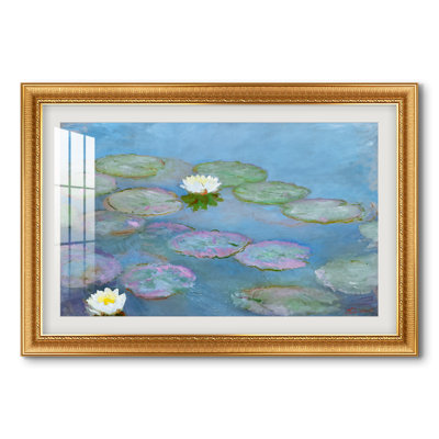 Nymphéas, 1897-1899 - Claude Monet - Estampe encadrée sur mesure