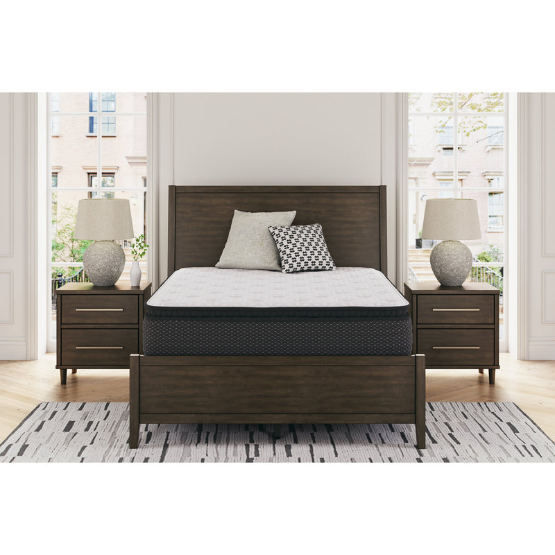 King White Plush Innerspring Mattress with Gel Memory Foam