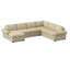 140" Wide Right Hand Facing Sleeper Corner Sectional-533891942-533891964