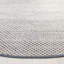 Tapis géométrique en coton fabriqué à la main gris clair / ivoire Amaya-63705114
