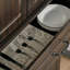 Freestanding Kitchen Pantry with 4 Doors and 2 Large Cabinets, Ideal for Dining Room and Coffee Storage