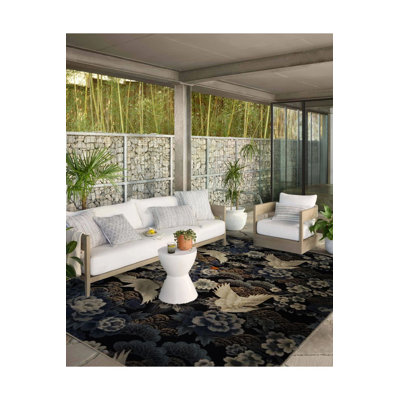 Tapis multicolore à motif floral multicolore lavable à la machine