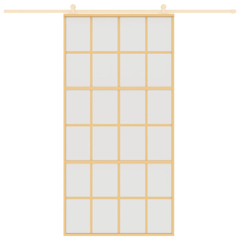 Karolin Metal Sliding Doors, 205cm H x 102.5cm W