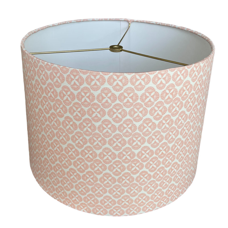 Sea Star Drum Lampshade, Pink, 10" H x 12" W x 12" D