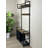 Hall Tree with 2 Movable Drawers and Shoe Storage