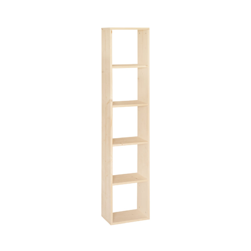 Saura Bookshelf 38, Beige, (4 Shelves) 57"H x 16"W x 8"D