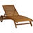 Alexandrine Balau Wood Patio Reclining Chaise Lounge