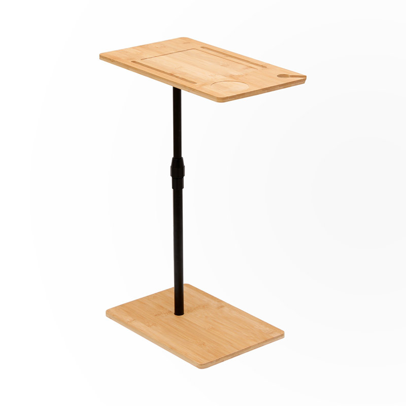 Chakina C-Shaped End Table with Slots